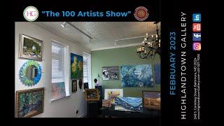 February 2023: The 100 Artists Show at Highlandtown Gallery