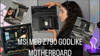 CHECKING OUT MSI MEG Z790 GODLIKE MOTHERBOARD! @MSI