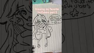 Drawing my favorite YouTubers @herecomesko part 2 #art #traditionalart #fanart #fypシ゚ #shorts #fyp