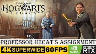 PROFESSOR HECAT'S ASSIGNMENT 2 | Hogwarts Legacy | Walkthrough, Gameplay, No Commentary, 4K, RTX