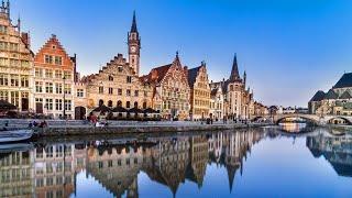Ghent Walk   Belgium 4k Ukraine  stad Gent - UGent