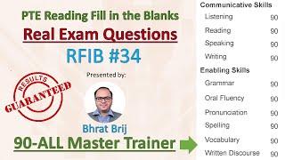 PTE Practice: Reading Blank #34 Solving Reading Fill in the Blanks with answers 2020