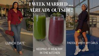 1 Week Married! Cooking for Hubby, Paddle Fun & Giveaway Winners | Newlywed Weekly Vlog