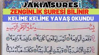 VÂKIA SURESİ / MADDİ VE MANEVİ KAZANÇLARIN ÇOK OLDUĞU SURE Sayfa : 532