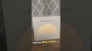 I Tried the VIRAL Sunrise Alarm Clock and Sound Machine - Hatch Restore 2 #tech #sleep #shorts