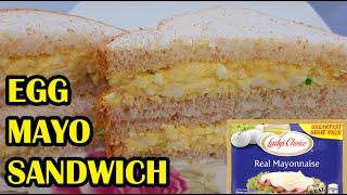 EGG MAYO SANDWICH | EGG MAYONNAISE SANDWICH RECIPE | EGG SANDWICH WITH MAYONNAISE