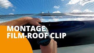 Installation WIESEL Film-roof clip- FRUITSECURITY HOLLAND