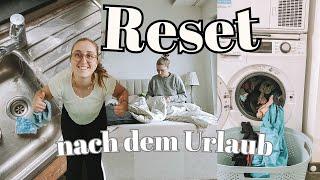 HOME RESET nach dem Urlaub | Wohnung aufräumen, saubern machen, Bücher Haul  & Lasagne Suppe Rezept