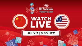 Group Phase | China v USA | Full Basketball Game | FIBA U17 Basketball World Cup 2024