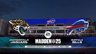 Jaguars vs Bills Week 3 Simulation (Madden 25 PS5)