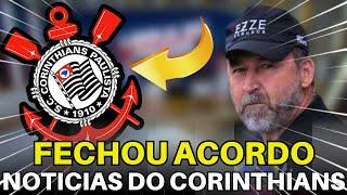 CORINTHIANS ANUNCIA ACORDO DOS DIREITOS DE TRANSMISSÃO.