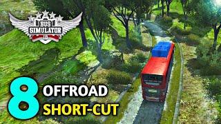 Short-Cut & Offroad Location! In Bus Simulator Indonesia by Maleo New Update 4.0.3 | Bus Game