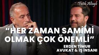 "Galatasaray için tahammül etmem lazımdı" / Erden Timur & Fatih Altaylı