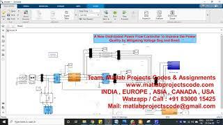 A New Distributed Power Flow Controller to Improve the Power Quality by www.matlabprojectscode.com