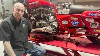 Worlds Quickest & Fastest Harley FLH Bagger 2-Step Clutch Switch Set-Up SIMON MOTORSPORTS