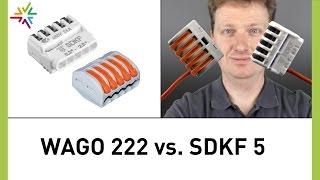 Verbindungsklemme: Vergleich Electro Terminal SDKF5 und WAGO 222 [watt24-Video Nr. 139]