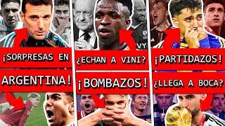 ARGENTINA sorprende+ REAL MADRID traiciona a VINICIUS?+ RIVER y BOCA ilusionan+ ROMÁN llamó FIGURA?