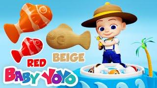 Fish Candy - The Colors Song and Learning Video for Babies