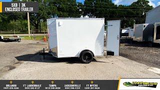 5x8 FAST CARGO ENCLOSED Trailer offered by Load Runner Trailers