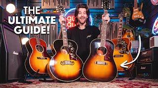 Choosing the Right Gibson Acoustic | J-200, J-45, Hummingbird & L-00 Explained