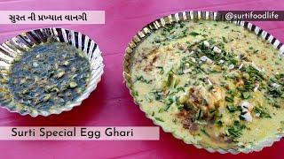 Special Egg Ghari Recipe Surat Egg Dishes | Varieties of Egg Street Food | Egg Recipes Surat Street