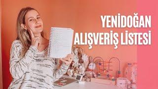 YENİDOĞAN ALIŞVERİŞ LİSTESİ I Öneriler ve ürünlerle :)