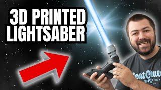 How I Built A Lego Star Wars Lightsaber! (3D Printed)