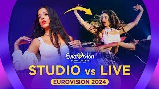 Eurovision 2024: STUDIO VS. LIVE (Eurovision Performances)