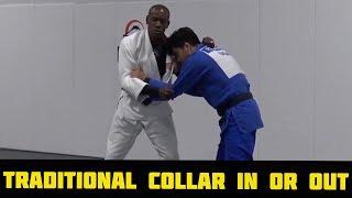 Judo Traditional Tomoe Nage Grip Collar In or Out by Israel Hernandez