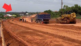 Wow Santasi to Bekwai Roundabout Dual Carriageway Road Project is progressing in Kumasi.