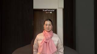 Scarf tutorial #outfitideas #scarftutorial #winterfashion #chicstyle