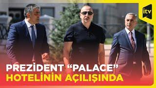 Prezident İlham Əliyev Xankəndidə “Palace” hotelinin açılışında iştirak edib