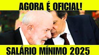 É OFICIAL! MUDOU TUDO NO SALÁRIO-MÍNIMO 2025 E REAJUSTE DOS BENEFÍCIOS ACIMA DO SALÁRIO MÍNIMO 2025