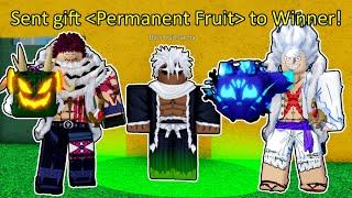 EVERY Fruit You Spin, You Get PERMANENT.. (Blox Fruits)