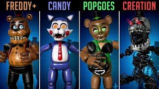 FNAF Fanverse Month - All Animatronics in Forsaken AR