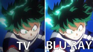 My Hero Academia Season 7 Episode 3 TV vs BLU-RAY