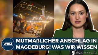 SCHOCK IN MAGDEBURG: Hinweise auf Terrornschlag auf Weihnachtsmarkt! Chaos-Fahrer wohl festgenommen