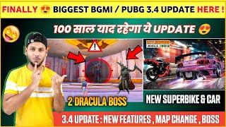 BIG CHANGES  Biggest Bgmi / Pubg 3.4 Update | Bgmi New Update | Pubg New Update | Next Supercar