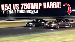 BMW N54 17T HYBRID TURBO ROLL RACING: ITS SO FAST NOW!