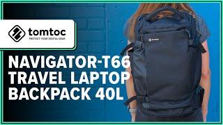 tomtoc Navigator-T66 Travel Laptop Backpack 40L Review (3 Weeks of Use)