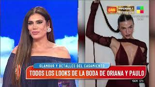  BERNIE CATOIRA analiza los looks del casamiento de ORIANA SABATINI y PAULO DYBALA