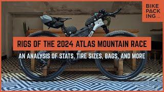 Installaties van de Atlas Mountain Race 2024: een analyse van statistieken, bandenmaten, tassen en meer