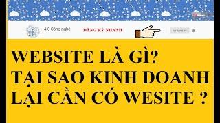 Website là gì?Tại sao kinh doanh online phải cần có website?