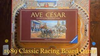 Superb Racer! Ave Cesar/Caesar Board Game (1989) Original Ravensburger Edition & How to Play