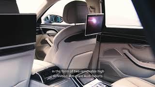 How to use the rear seat entertainment | Audi Explanatory Video