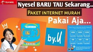 Telkomsel murah by.u ll  Tutorial pembelian paket Data Murah by.U