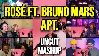 ROSÉ Ft. Bruno Mars - APT. - UNCUT REACTION MASHUP