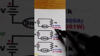 9V 1k Ohms 10V 1k Ohms Quarter Watt Resistors