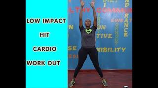 LOW IMPACT HIIT CARDIO WORKOUT | LUNGES | KNEE DRIVER | DUMBBELL | SQUATS | FIT ROUTINE