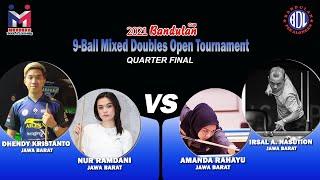 DHENDY K / NUR RAMDANI VS IRSAL A. N / AMANDA R || 9-BALL BANDULAN CUP MIXED DOUBLES OPEN TOURNAMENT